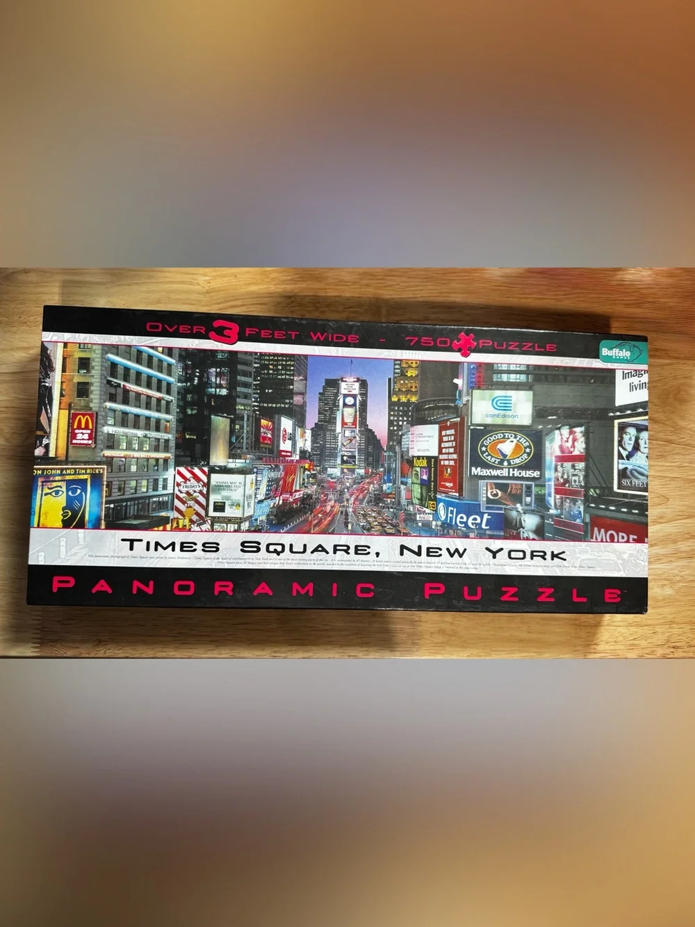Buffalo Times Square NYC Panoramic Puzzle 765pc